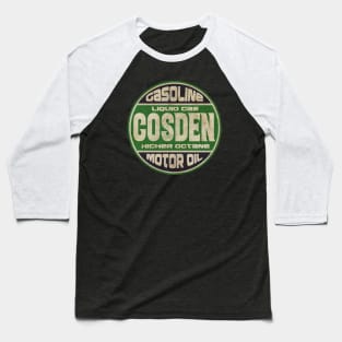 Green Vintage Gasoline Motor Oil Baseball T-Shirt